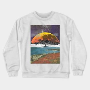 Cloud Lake - Surreal/Collage Art Crewneck Sweatshirt